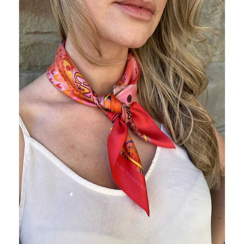 Dark Hampton X Jackie Green The Scarlett Petite Silk Scarf image number 1